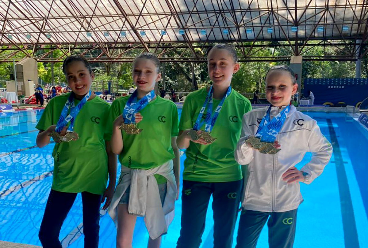 Clube Curitibano é Campeão do SP Open de Nado Artístico