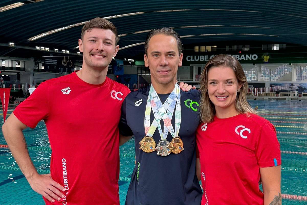 Master do Curitibano brilha no Sul-Americano de Desportos Aquáticos em Recife 2026