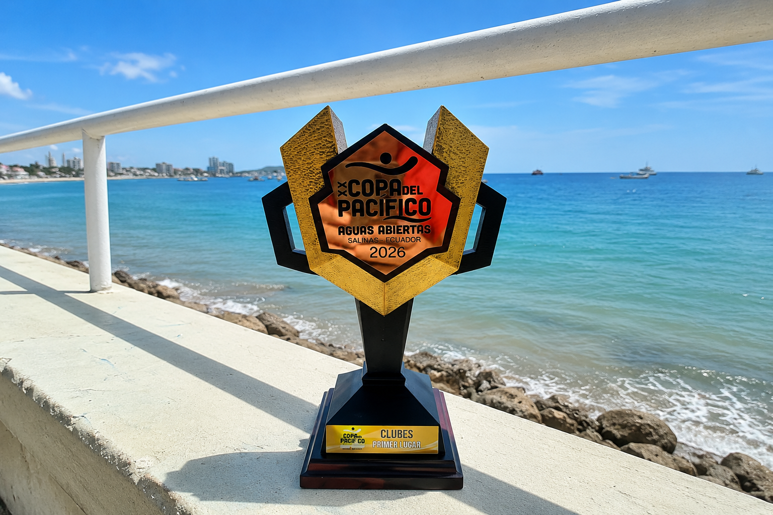 A equipe de Águas Abertas conquistou o título de campeã por clubes da tradicional Copa Pacífico de Águas Abertas